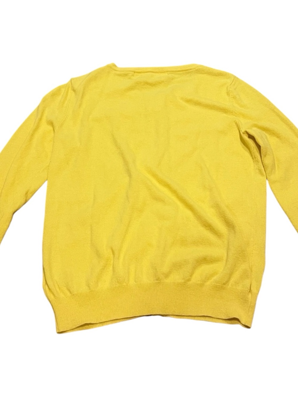 sparrow Yellow Ruffle-Trim Button Cardigan - Picture 4 of 7